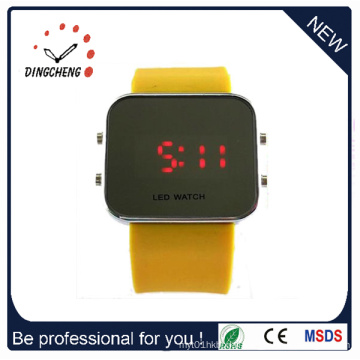 Mirror LED Wrist Watch Silicone Fashion Watch (DC-357)